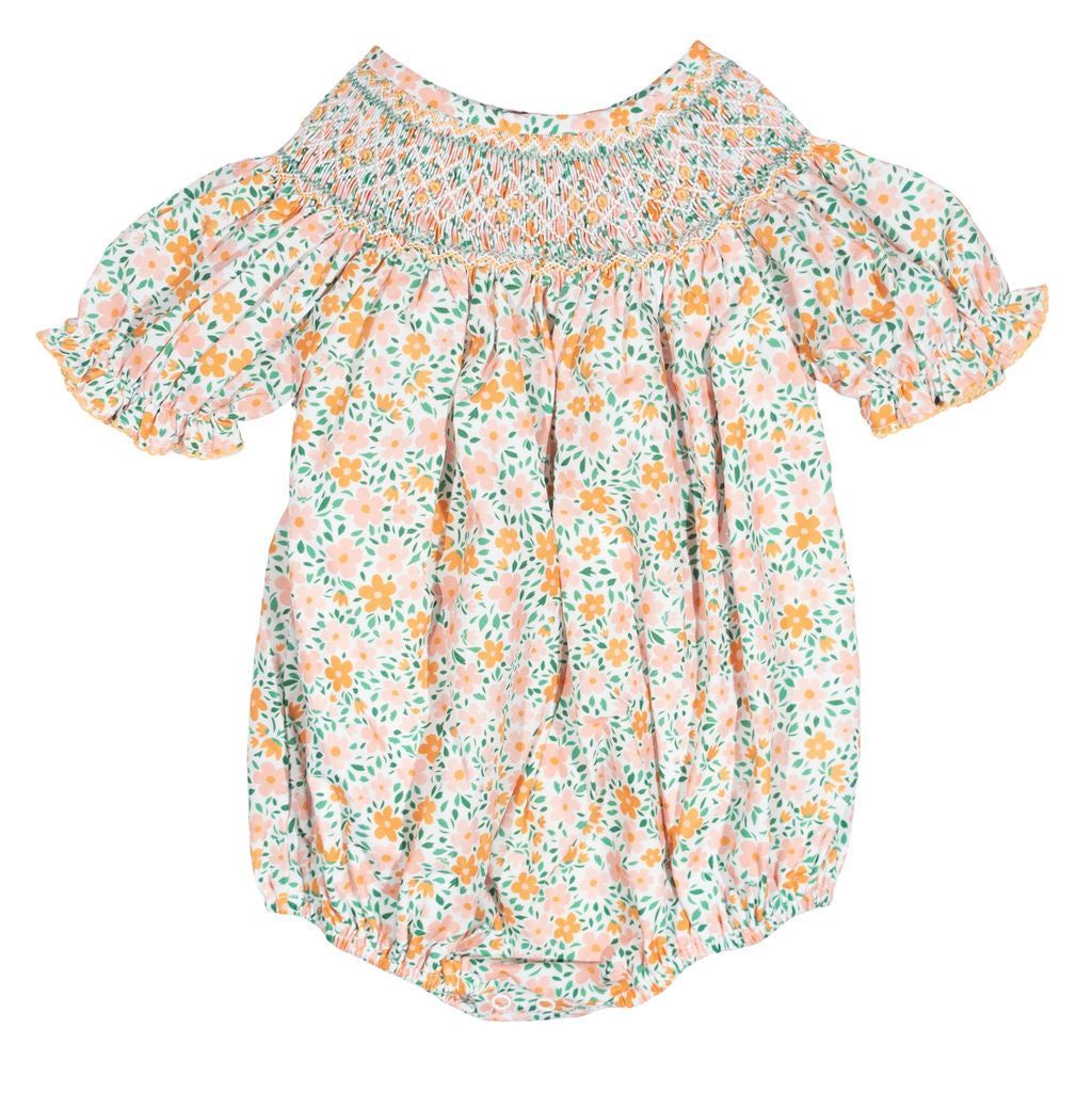 Smocked Floral Avery Bubble