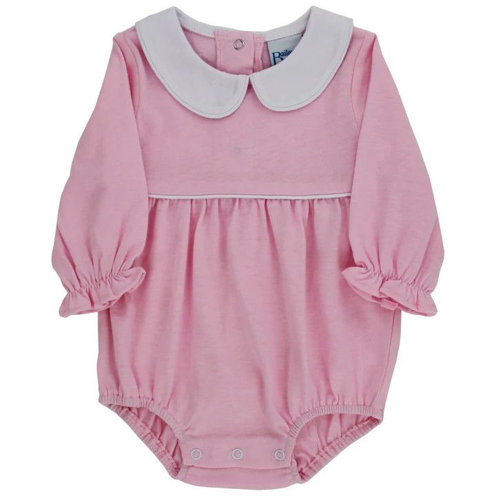 Pink Knit LS Bubble