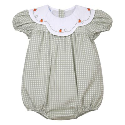 Charlotte Scallop Collar Bubble, Sage Pumpkins