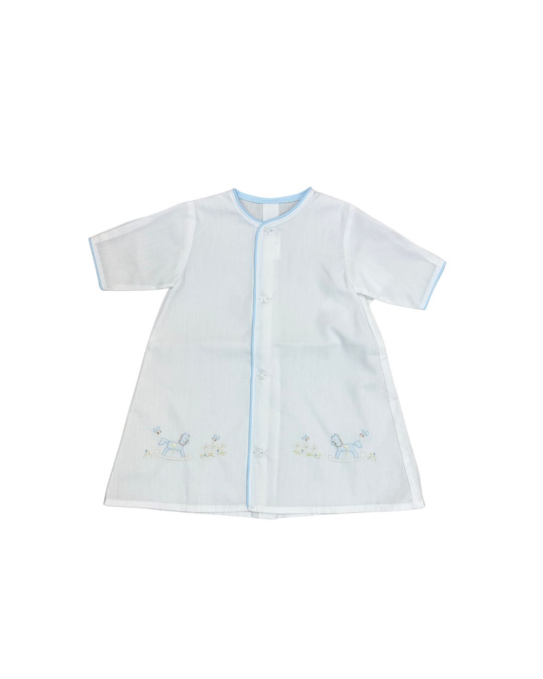 White/Blue Daygown Rocking Horses