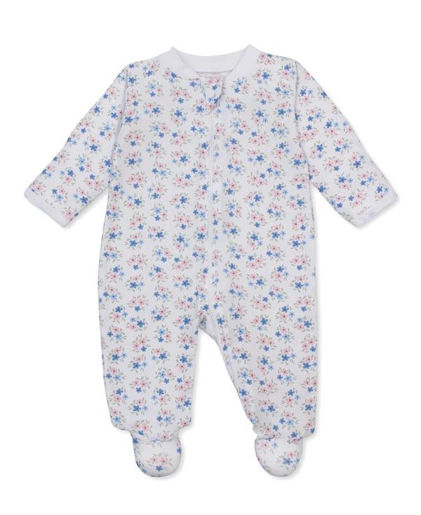 Kissy Love Petal Party Zip Footie