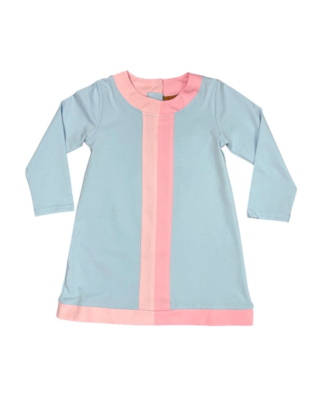 Kayla Dress, Blue &amp; Pink