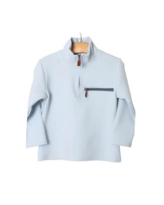 Kingston 1/4 Zip Pullover, Lt Blue