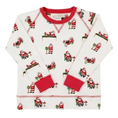 Cassidy Comfy Crewneck, Serious Santa