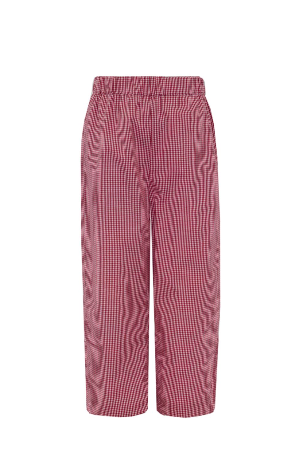 Gingham Pants, Red