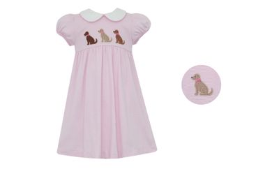 Pink Knit Stripe Dress, Labrador