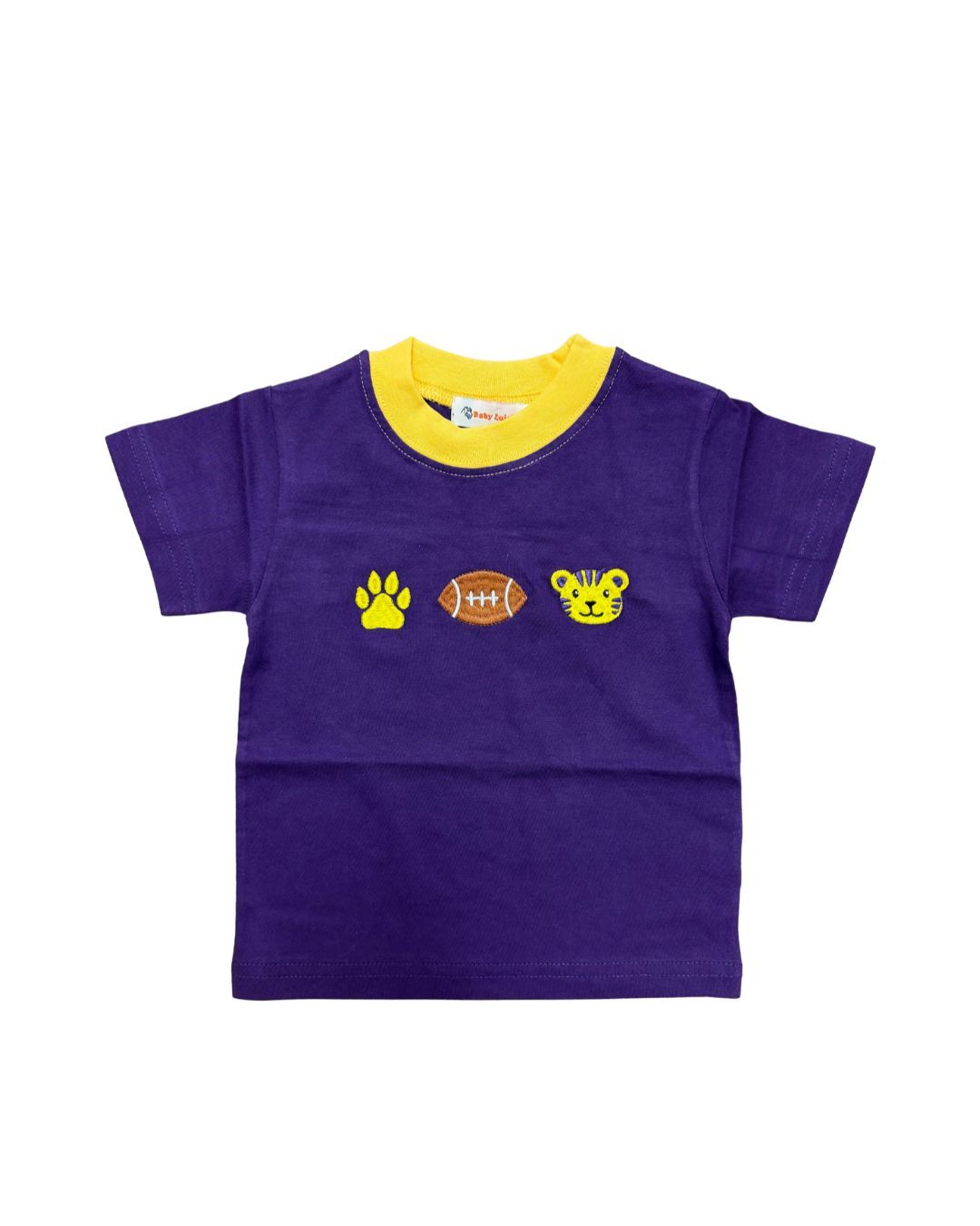 Purple Tshirt, Paw, Football, Tiger