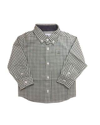 LS Dress Shirt, Green Check