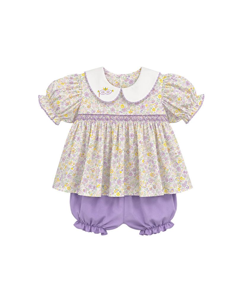 Juliette Bloomer Set, Mardi Gras