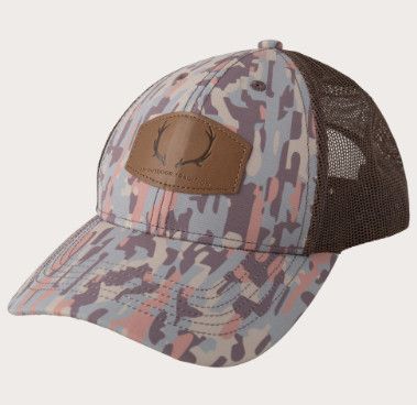 Trucker Hat, Neutral Stay in the Lines Camo