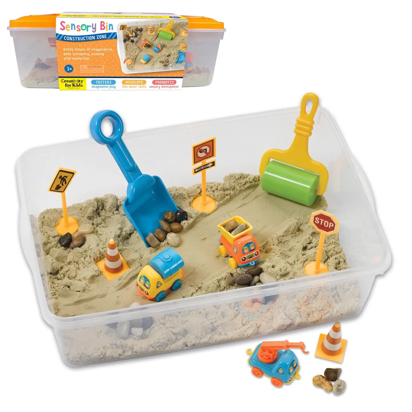 Sensory Bin, Construction Zone