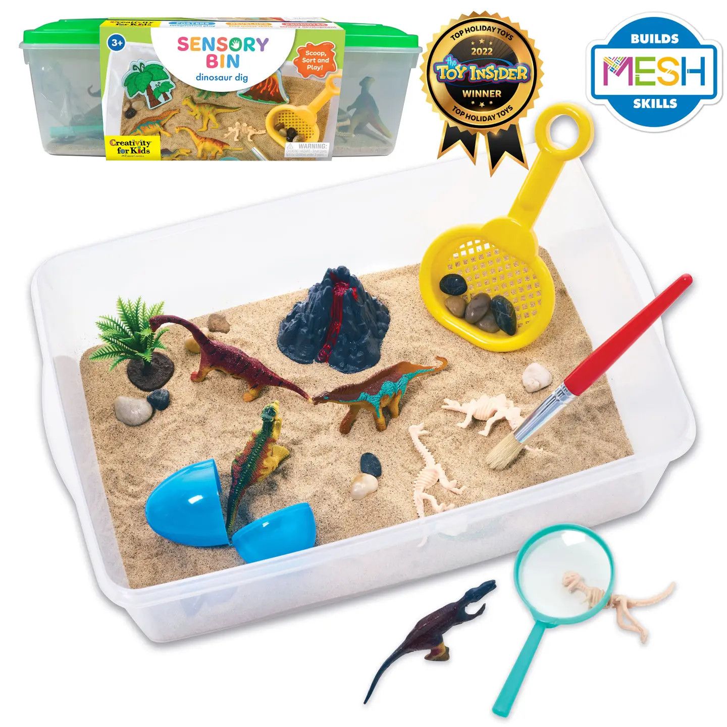 Sensory Bin, Dinosaur Dig