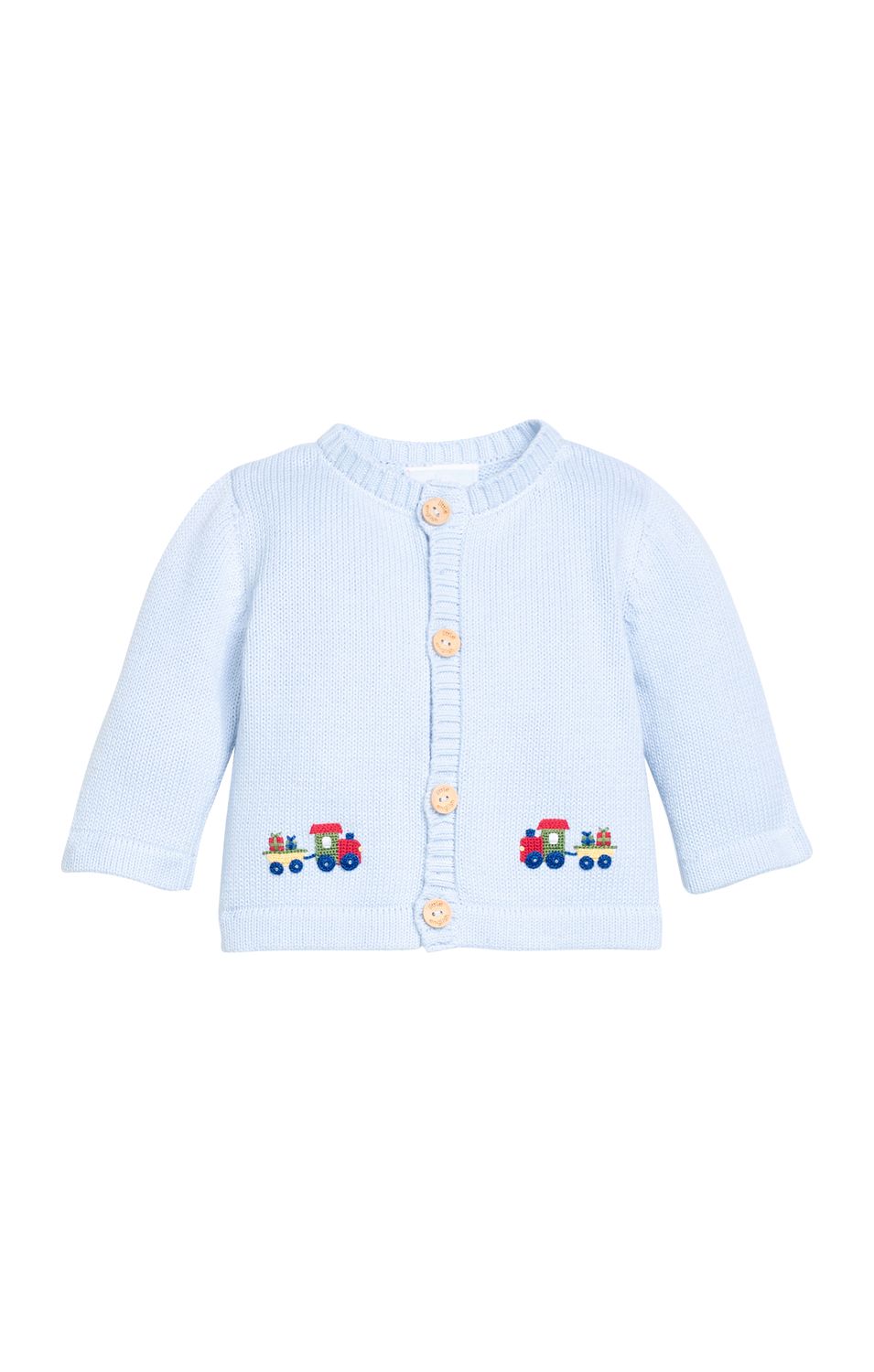 Crochet Cardigan, Holiday Train