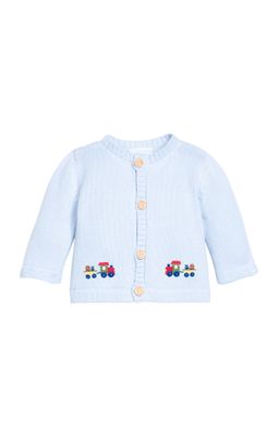 Crochet Cardigan, Holiday Train