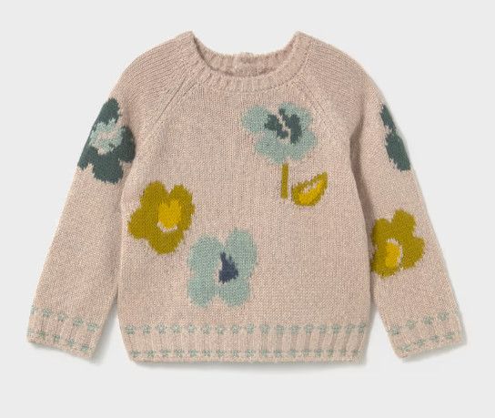 Jacquard Sweater, Seed Mix