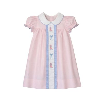 Heidi Dress, Boots and Bows 