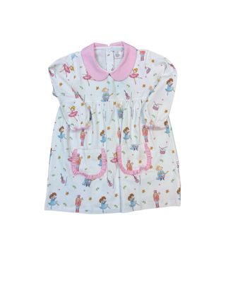 Pink Nutcracker Print Dress
