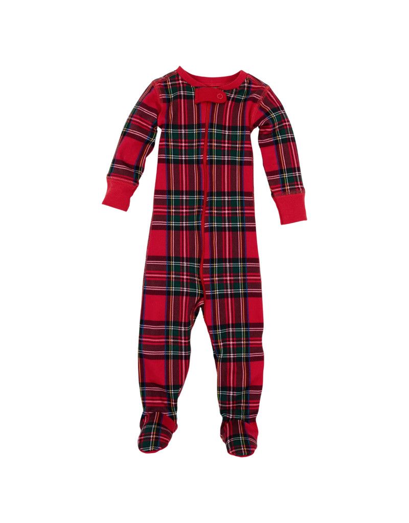 Knox's Night Night Footed, Society Prep Plaid
