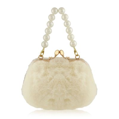 Lovie, Faux Fur with Pearls, Small