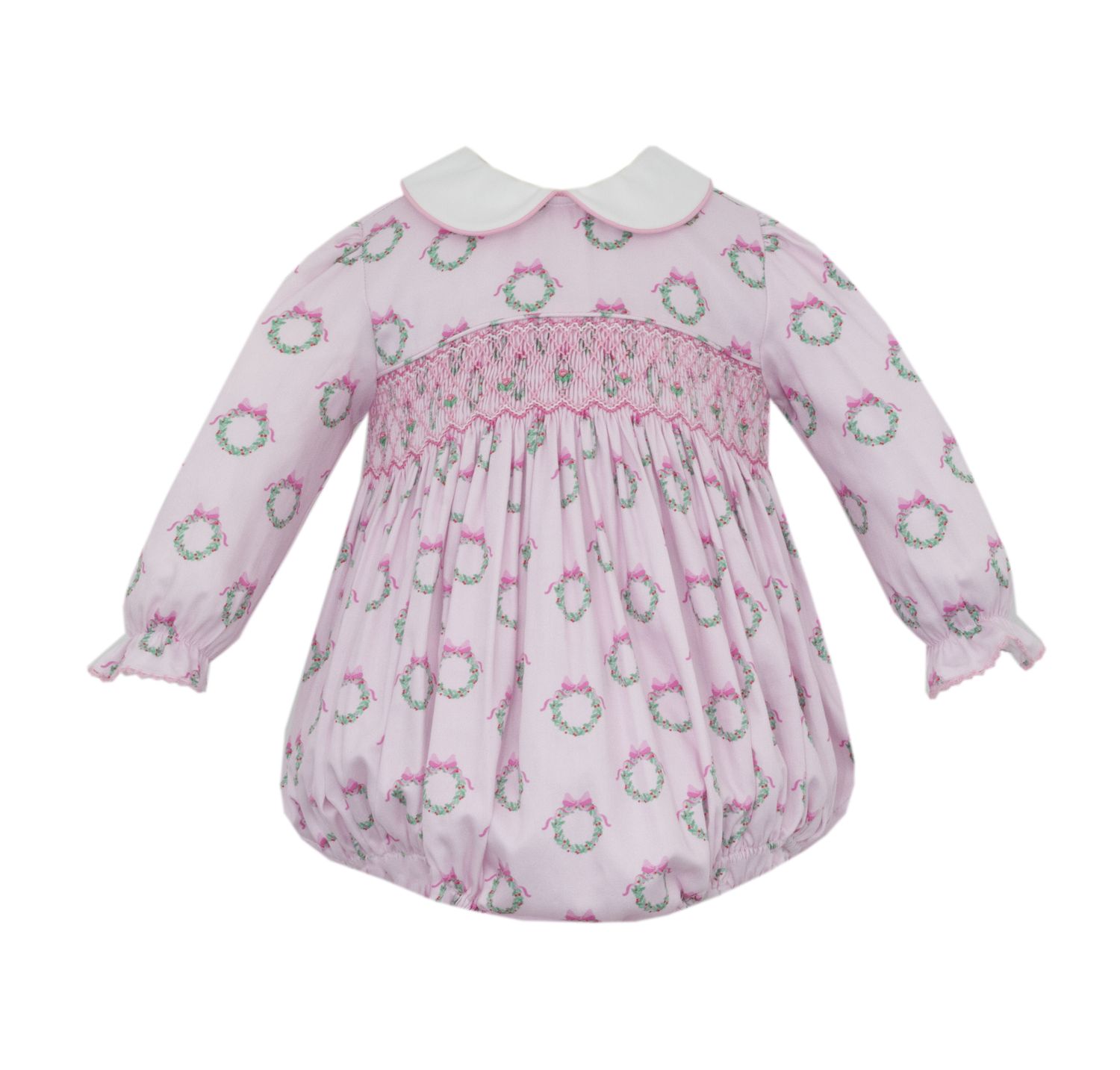 LS Pink Wreath Short Bubble