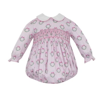 LS Pink Wreath Short Bubble