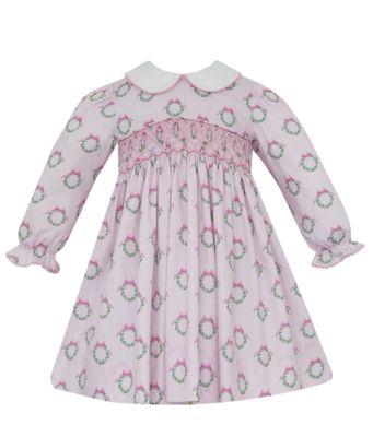 LS Pink Wreath Dress
