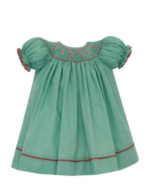Candy Cane Green Gingham Bishop
