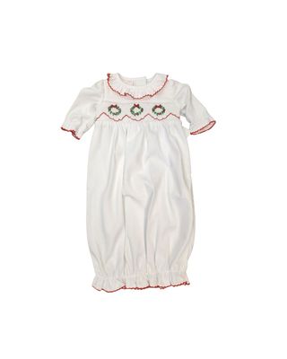 White Wreath Gown