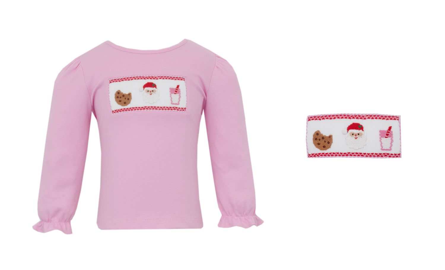Santa's Midnight Snack, Girls LS Shirt