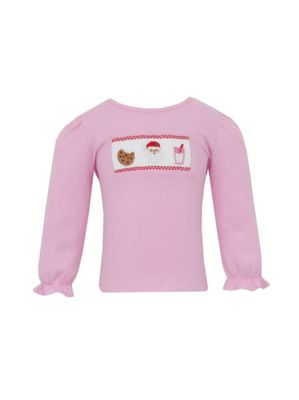 Santa's Midnight Snack, Girls LS Shirt