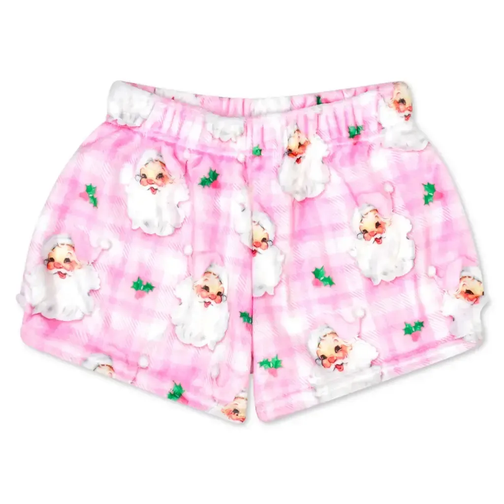 Merry Santa Plush Shorts 