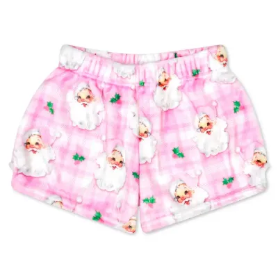 Merry Santa Plush Shorts 