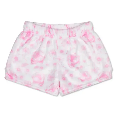 Pretty Pink Toile Plush Shorts