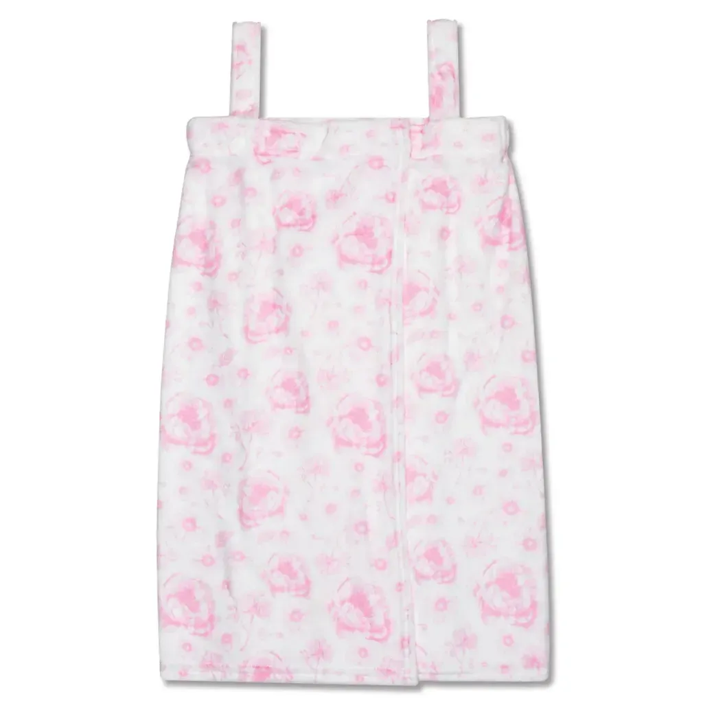 Pretty Pink Toile Spa Wrap