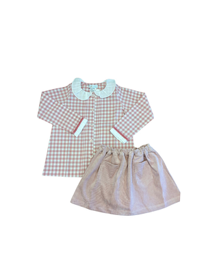 Corduroy Pocket Skort, Dusty Rose