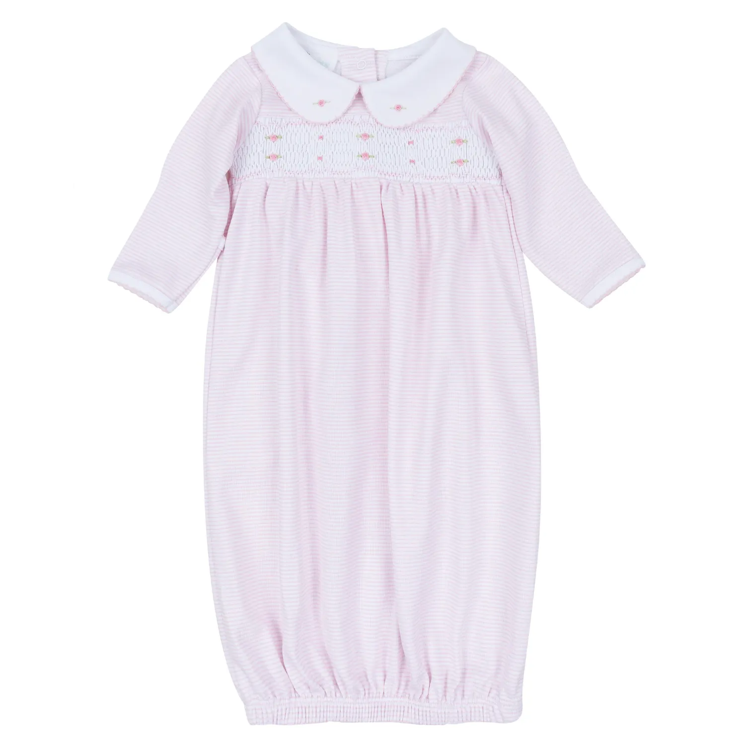 Anna Smocked Gown, Pink