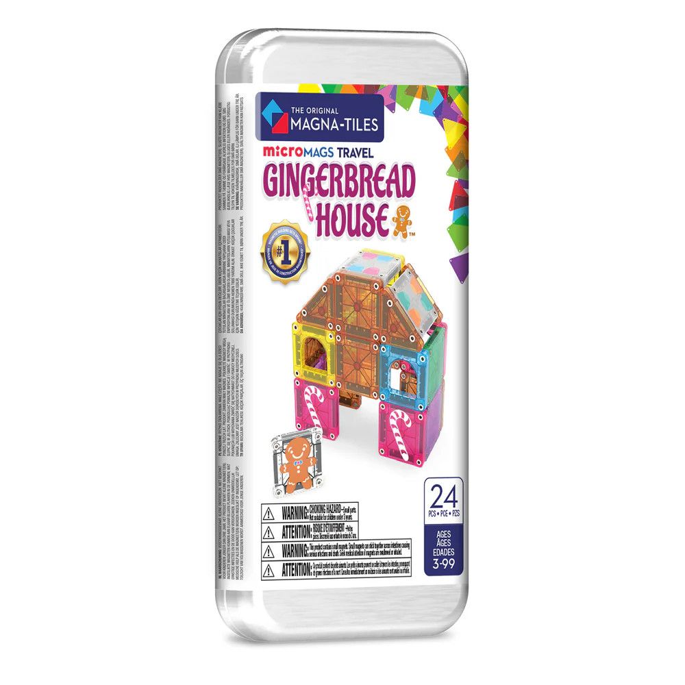 Micro Mags Gingerbread House 24 Pc Travel Set