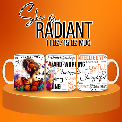 SHE IS Radiant Mug- SHE IS Collection