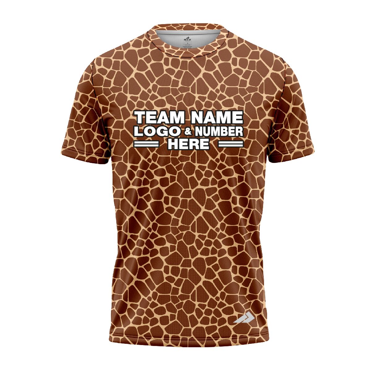 Custom Fully Monochrome Animal Print Performance Jersey 892