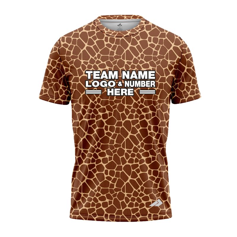 Custom Fully Monochrome Animal Print Performance Jersey 892