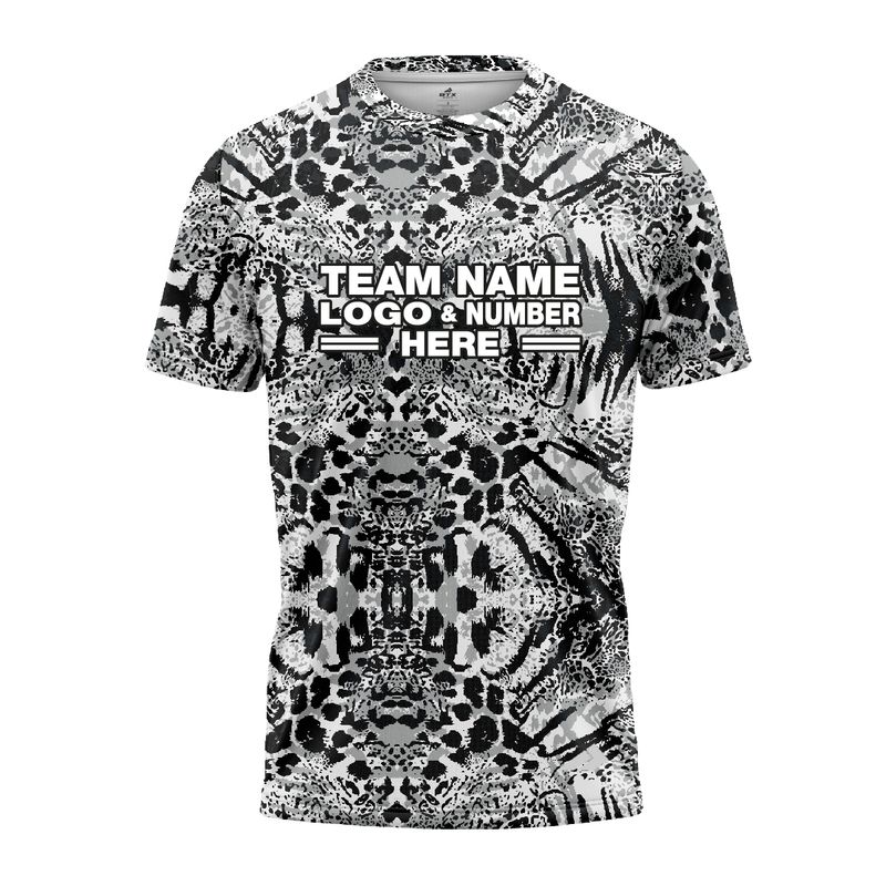 Custom Fully Monochrome Animal Print Performance Jersey 899