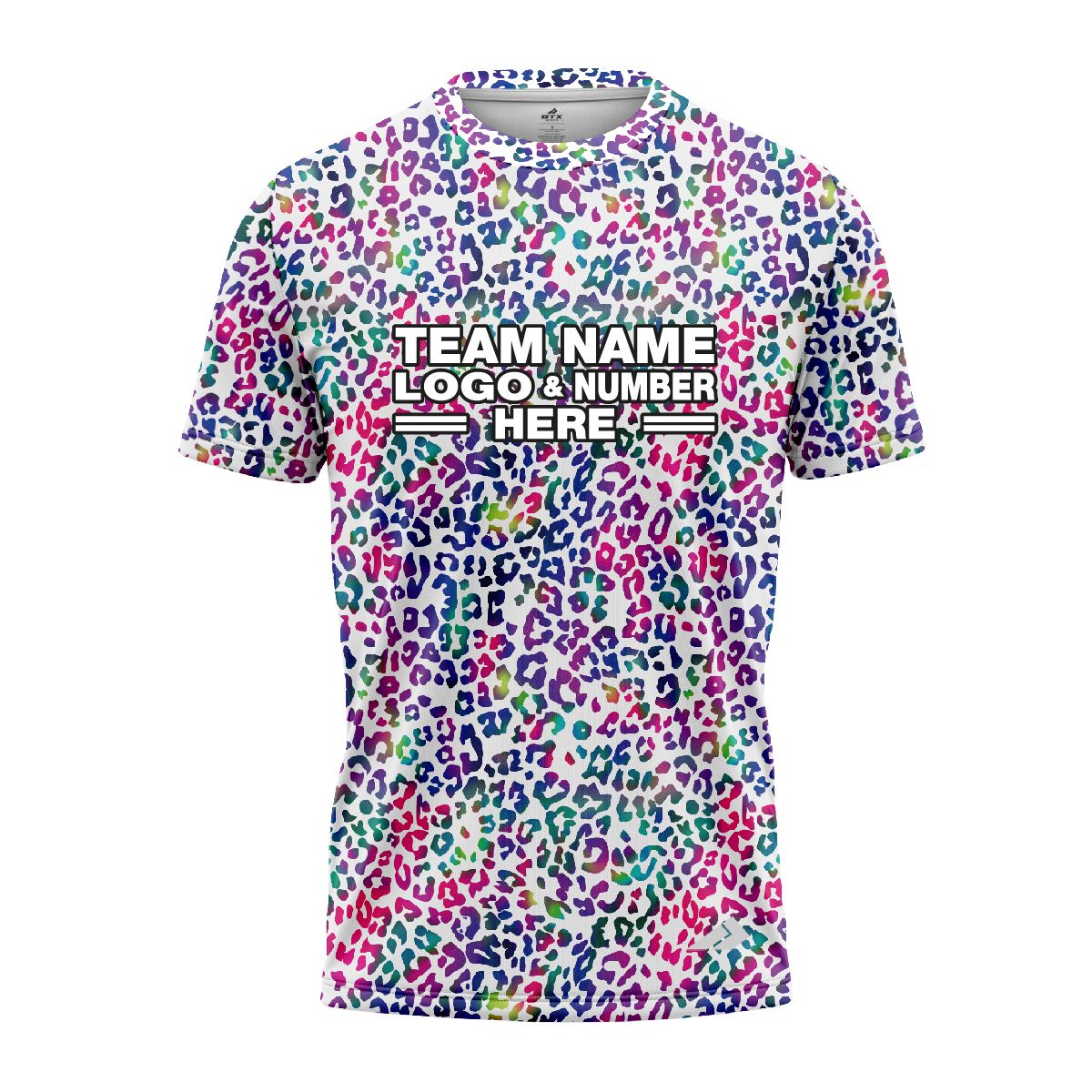 Custom Fully Sublimated Jaguar Animal Print  Multicolor Performance Jersey 913
