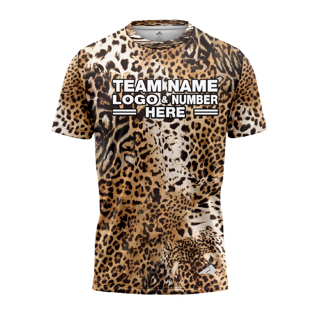 Custom Fully Sublimated Abstract Cheetah Animal Print Performance Jersey 983