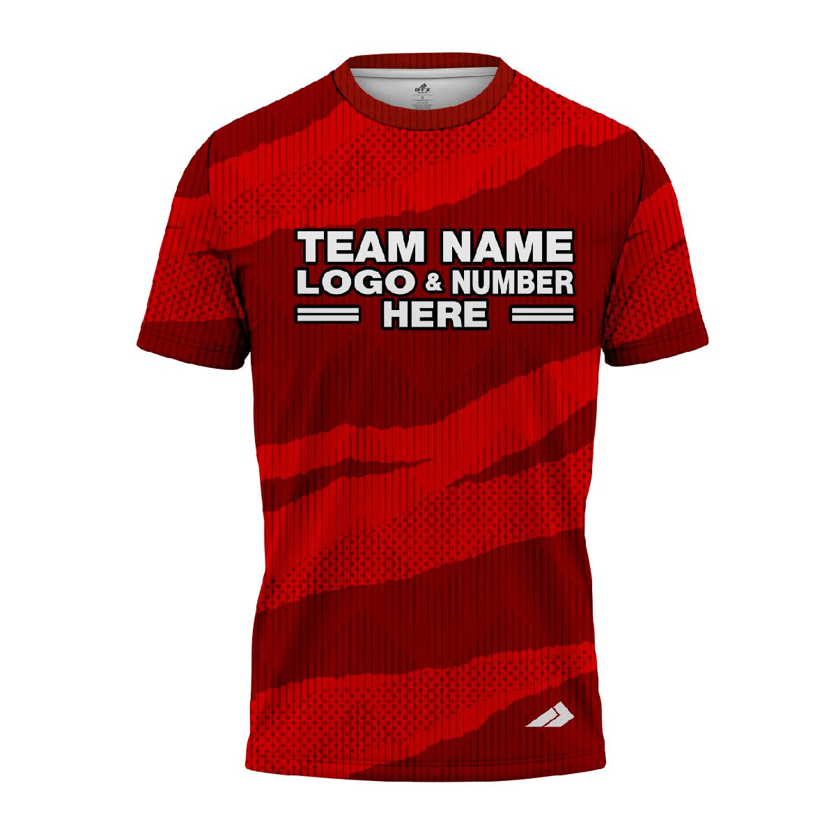 Custom Fully Sublimated Camo Pattern Red Performance Jersey 1123