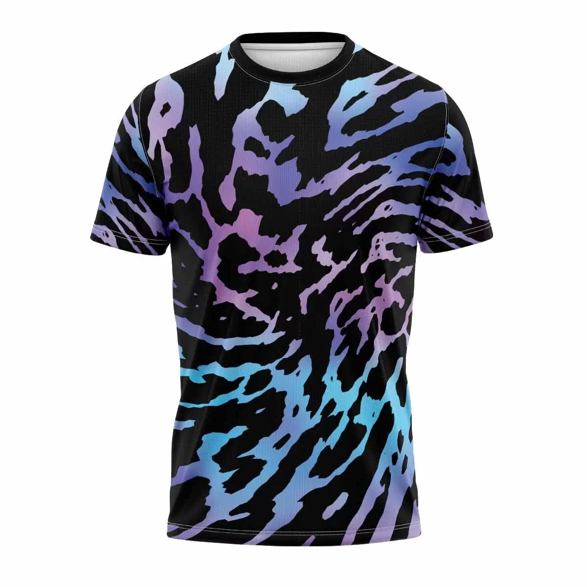 Custom Fully Sublimated Zebradelic Animal Print Multicolor Performance Jersey 969