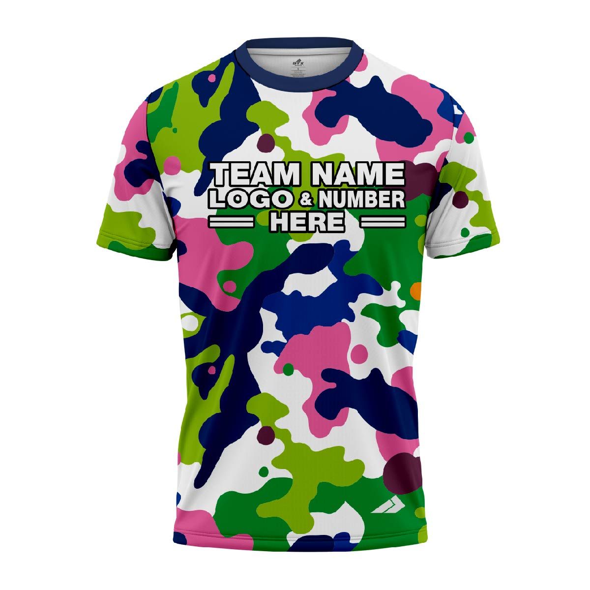 Custom Fully Sublimated Vibrant Camo Pattern Texture Multicolor One Performance Jersey 1249