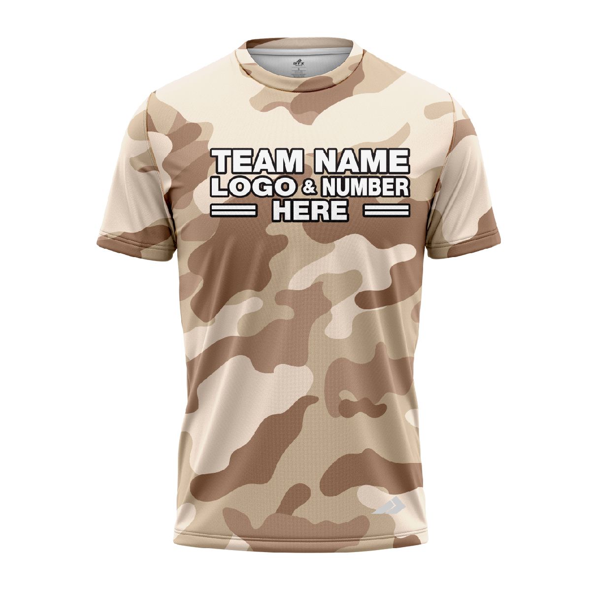 Custom Fully Sublimated Sand Camo Pattern Performance Jersey 1426