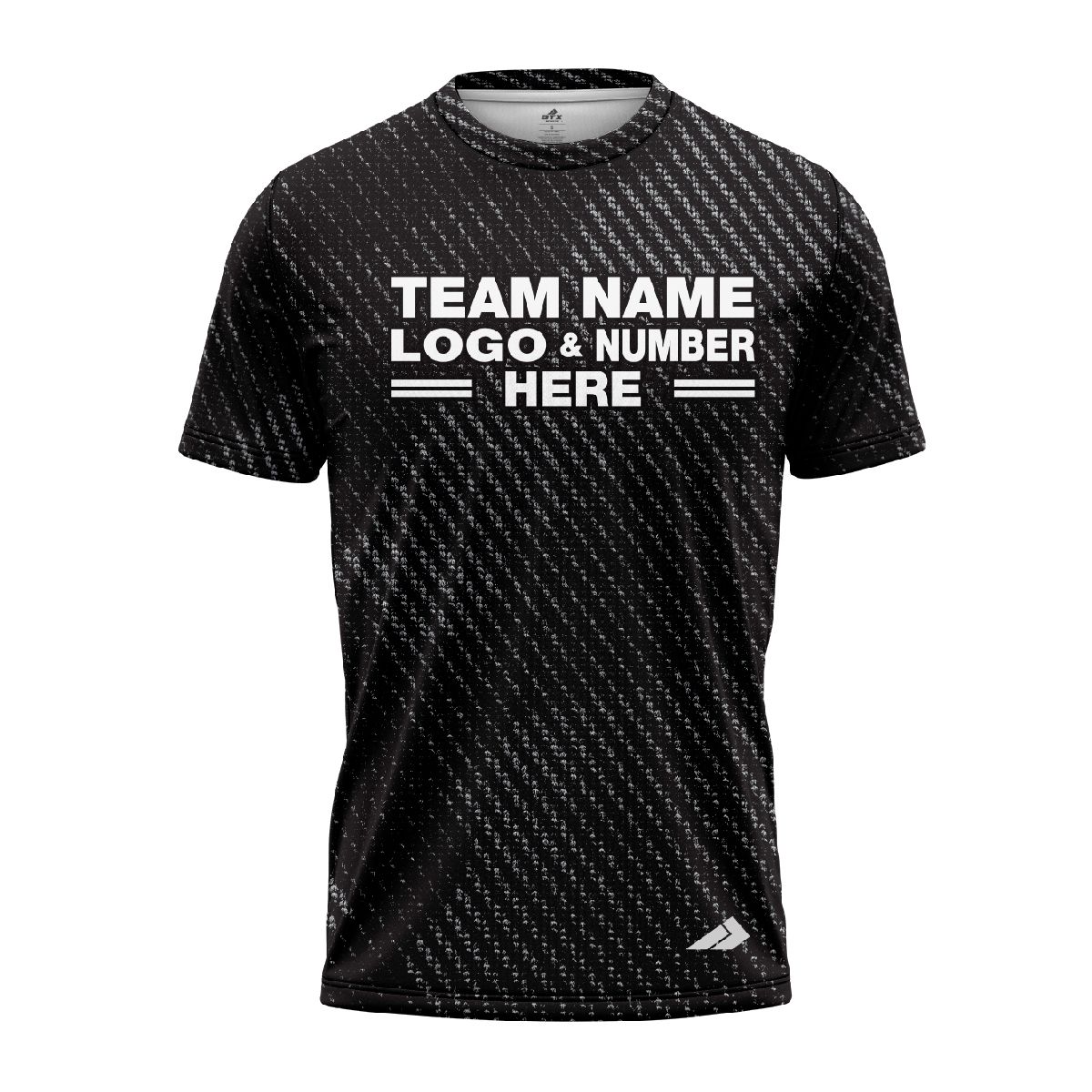 Custom Fully Sublimated Urban Night Camo Pattern Black Gray Performance Jersey 1466
