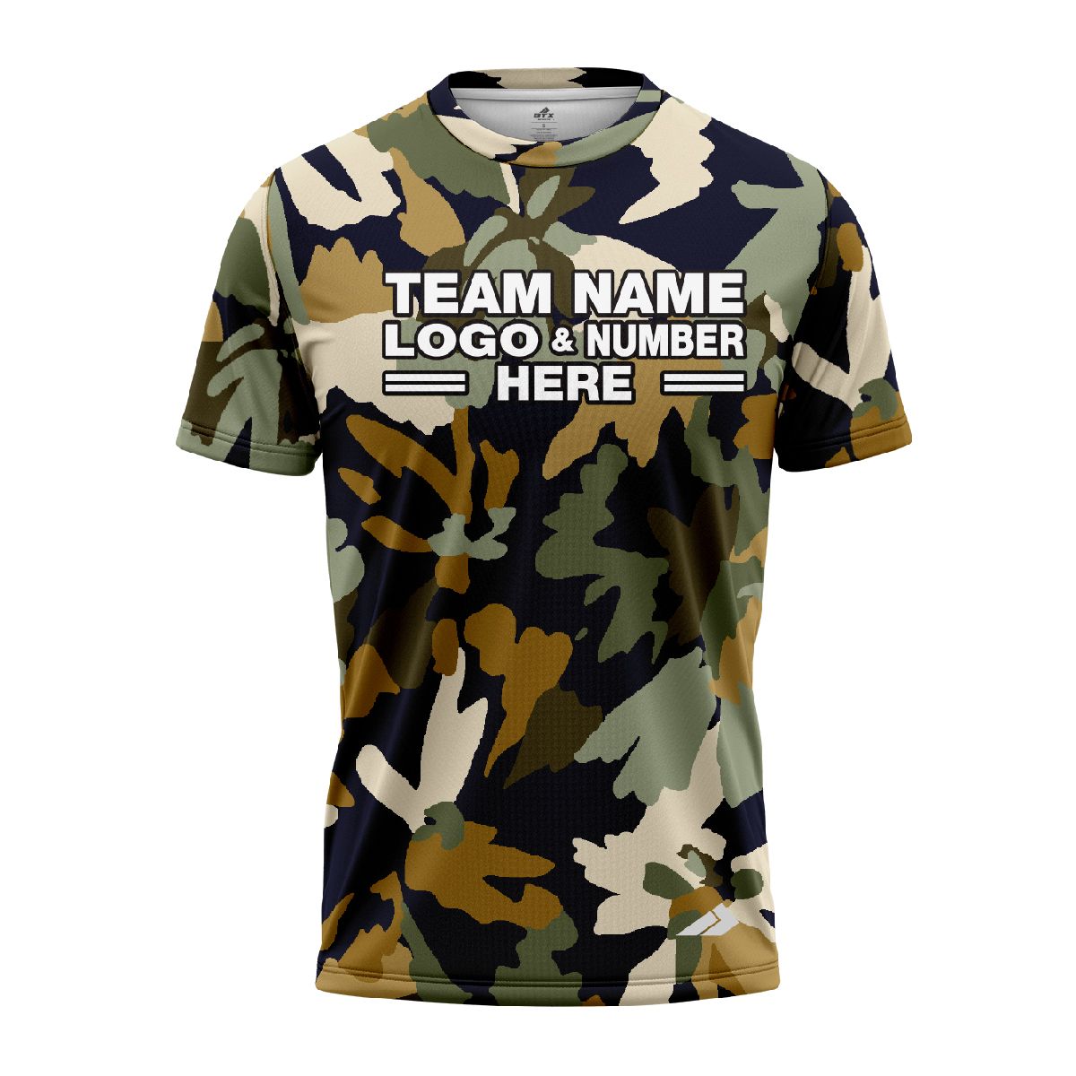Custom Fully Sublimated Pixel Camo Pattern White Black Performance Jersey 1499