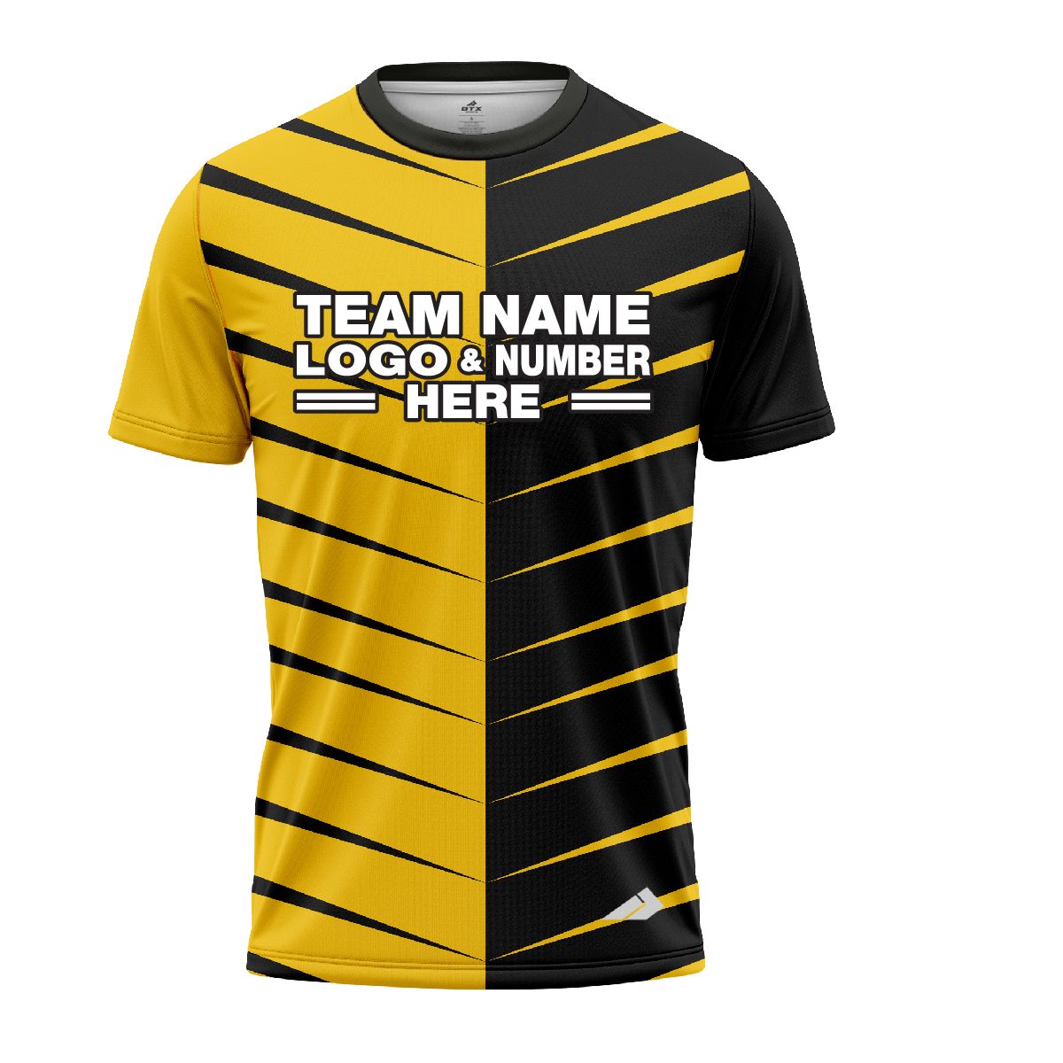 Custom Fully Sublimated Thorns Neon Pattern Yellow Performance Jersey 1546